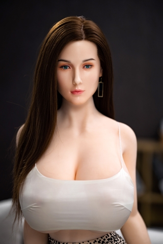 シリコンヘッド 爆乳リアルラブドール 巨乳 熟女 リアルドール 熟女 158cm - Iris